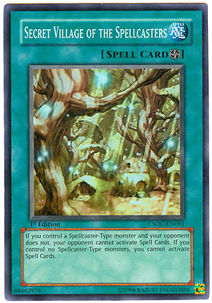 Secret Village of the Spellcasters [CSOC-EN061] Super Rare | Devastation Store