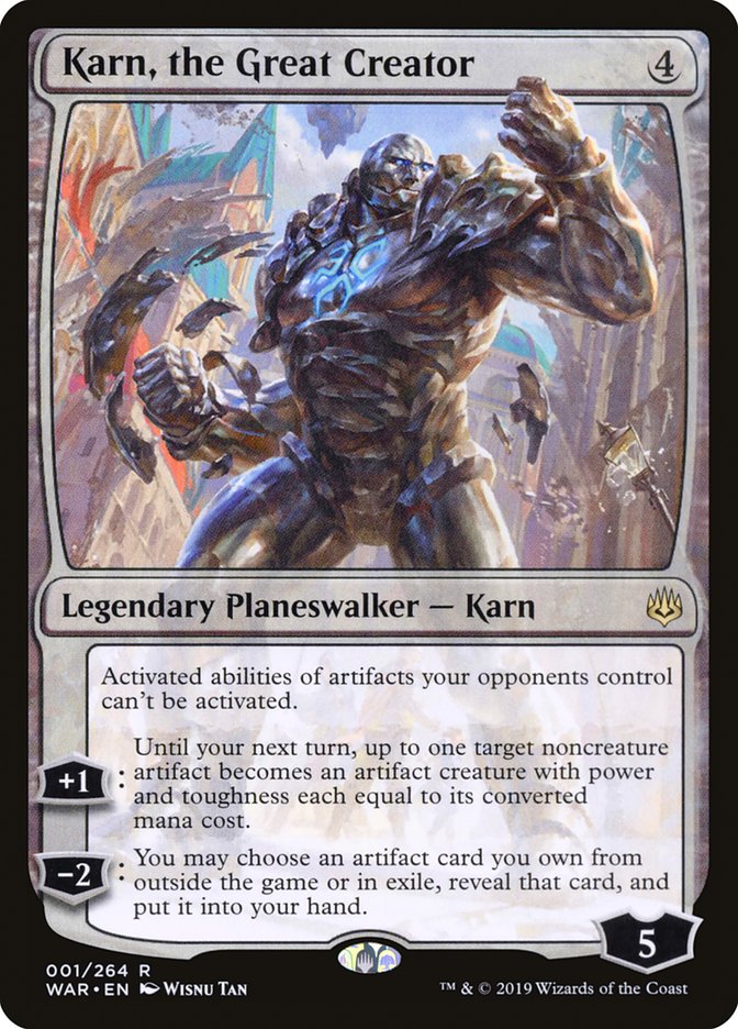 Karn, the Great Creator [War of the Spark] | Devastation Store