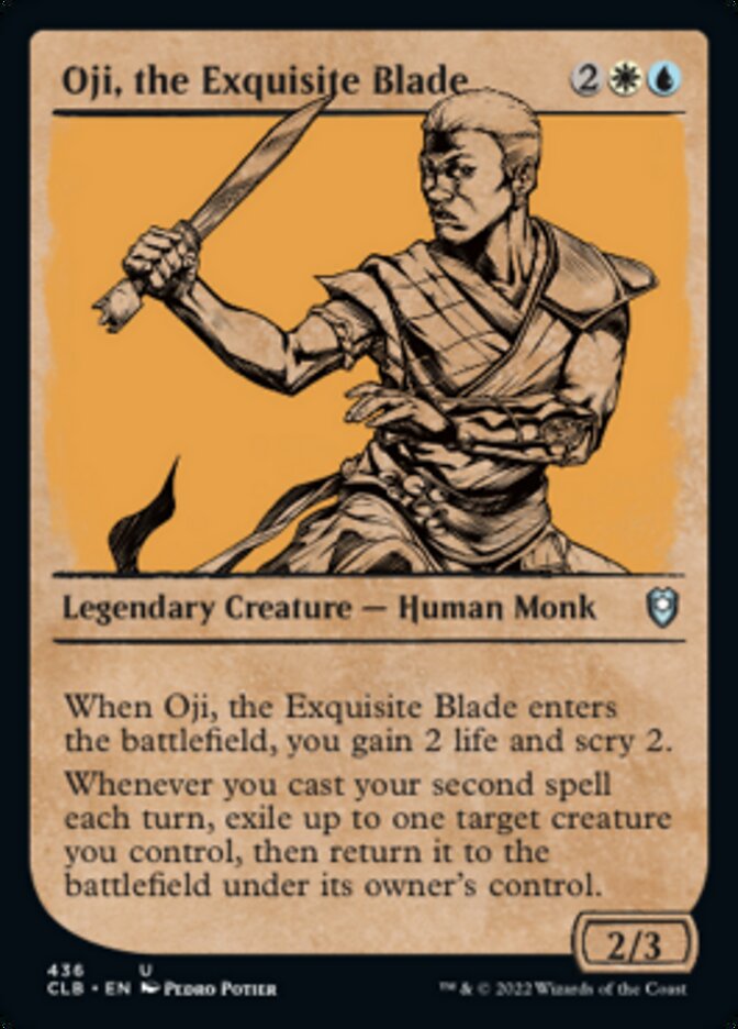 Oji, the Exquisite Blade (Showcase) [Commander Legends: Battle for Baldur's Gate] | Devastation Store