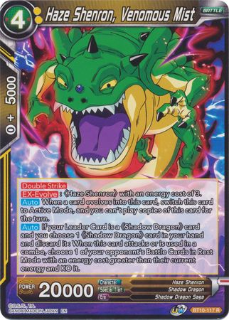 Haze Shenron, Venomous Mist (BT10-117) [Rise of the Unison Warrior 2nd Edition] | Devastation Store