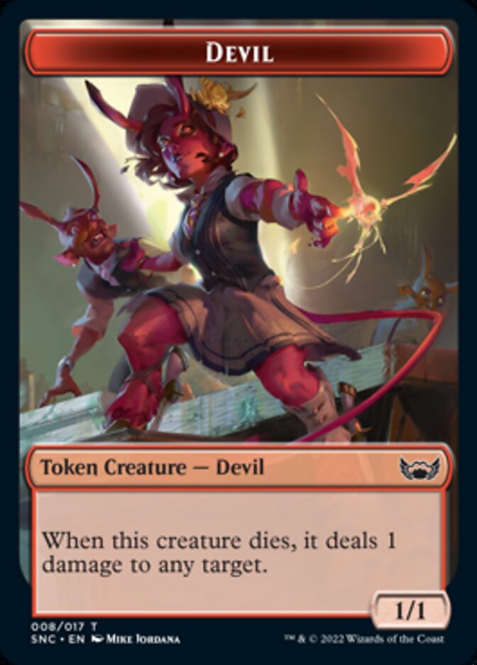 Devil // Copy Double-sided Token [Streets of New Capenna Tokens] | Devastation Store