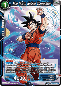 Son Goku, Hellish Throwdown (Common) [BT13-056] | Devastation Store