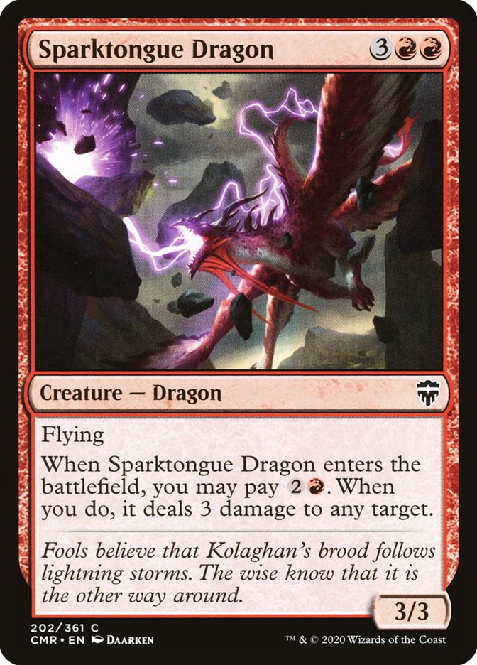 Sparktongue Dragon [Commander Legends] | Devastation Store