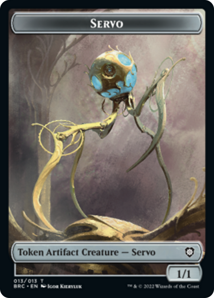Servo // Powerstone Double-Sided Token [The Brothers' War Commander Tokens] | Devastation Store