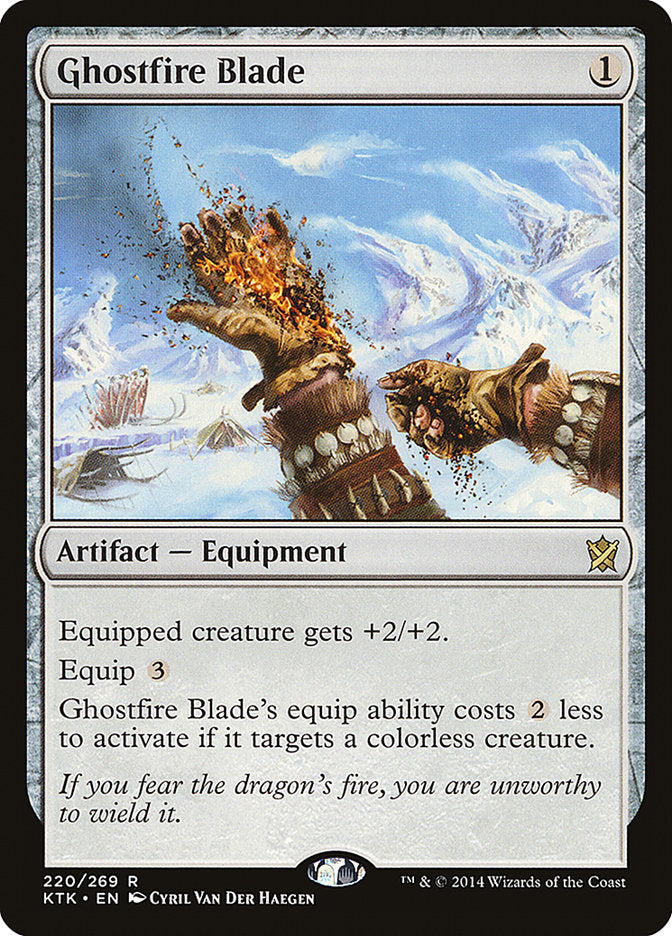 Ghostfire Blade [Khans of Tarkir] - Devastation Store | Devastation Store