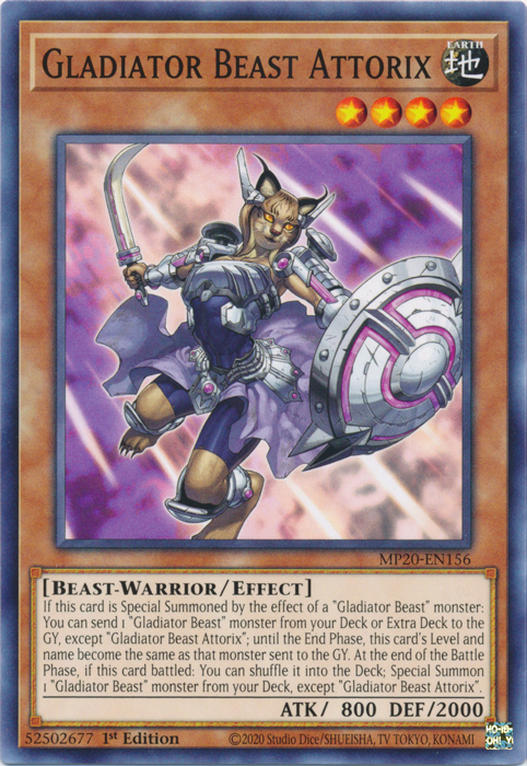 Gladiator Beast Attorix [MP20-EN156] Common | Devastation Store