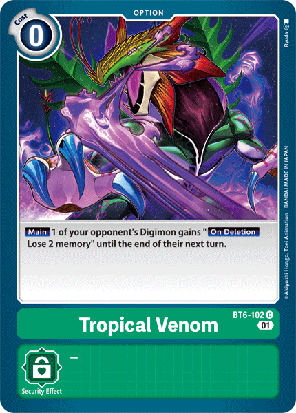 Tropical Venom [BT6-102] [Double Diamond] | Devastation Store