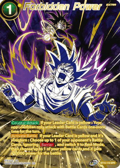 Forbidden Power (SPR) [BT15-119] | Devastation Store