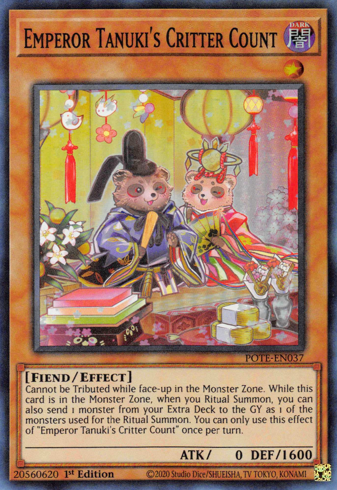 Emperor Tanuki's Critter Count [POTE-EN037] Super Rare | Devastation Store