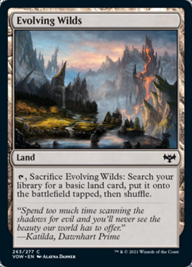 Evolving Wilds [Innistrad: Crimson Vow] | Devastation Store