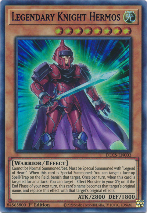 Legendary Knight Hermos (Purple) [DLCS-EN003] Ultra Rare | Devastation Store