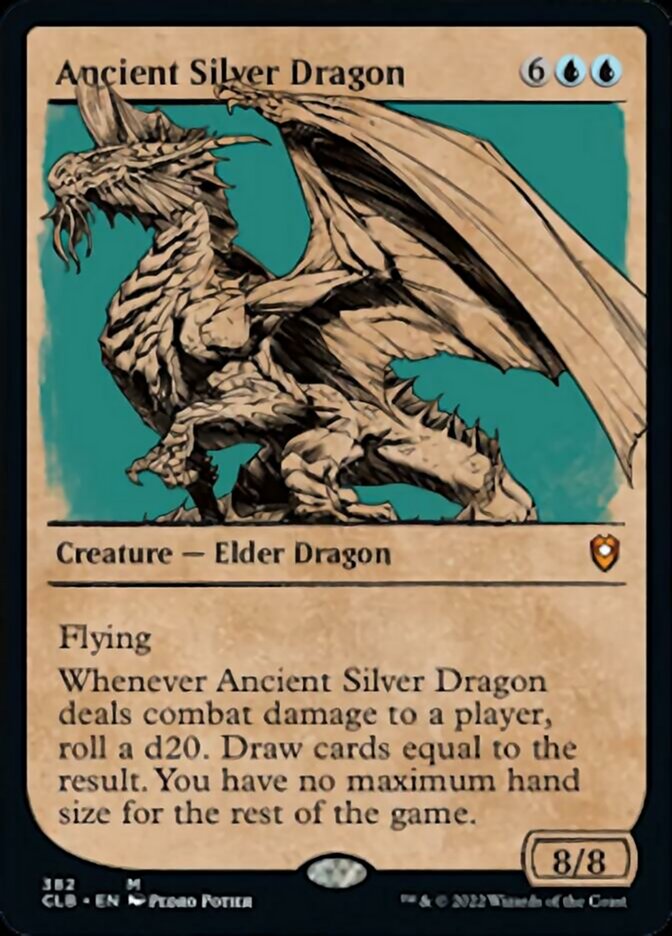 Ancient Silver Dragon (Showcase) [Commander Legends: Battle for Baldur's Gate] | Devastation Store