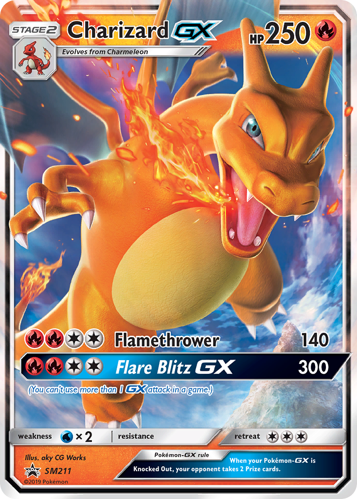 Charizard GX (SM211) [Sun & Moon: Black Star Promos] | Devastation Store