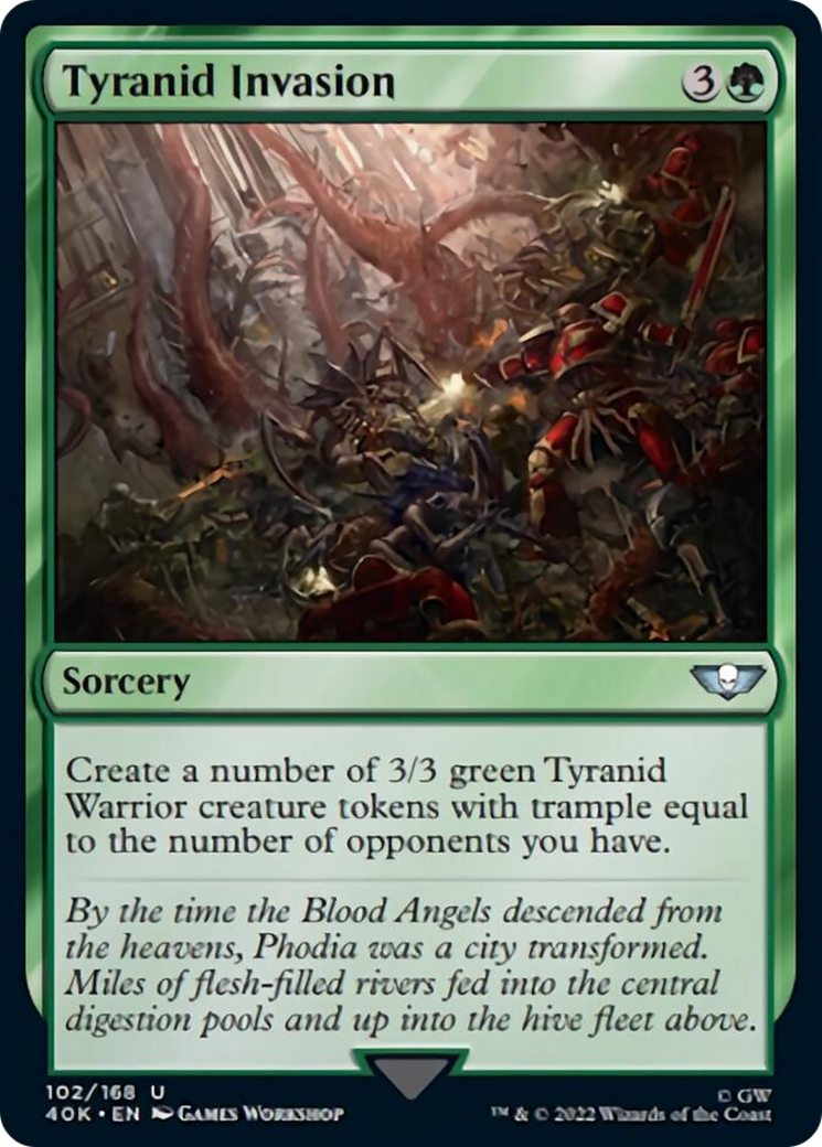 Tyranid Invasion (Surge Foil) [Universes Beyond: Warhammer 40,000] | Devastation Store