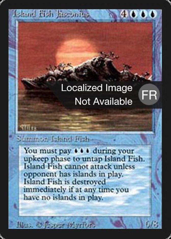 Island Fish Jasconius [Foreign Black Border] | Devastation Store