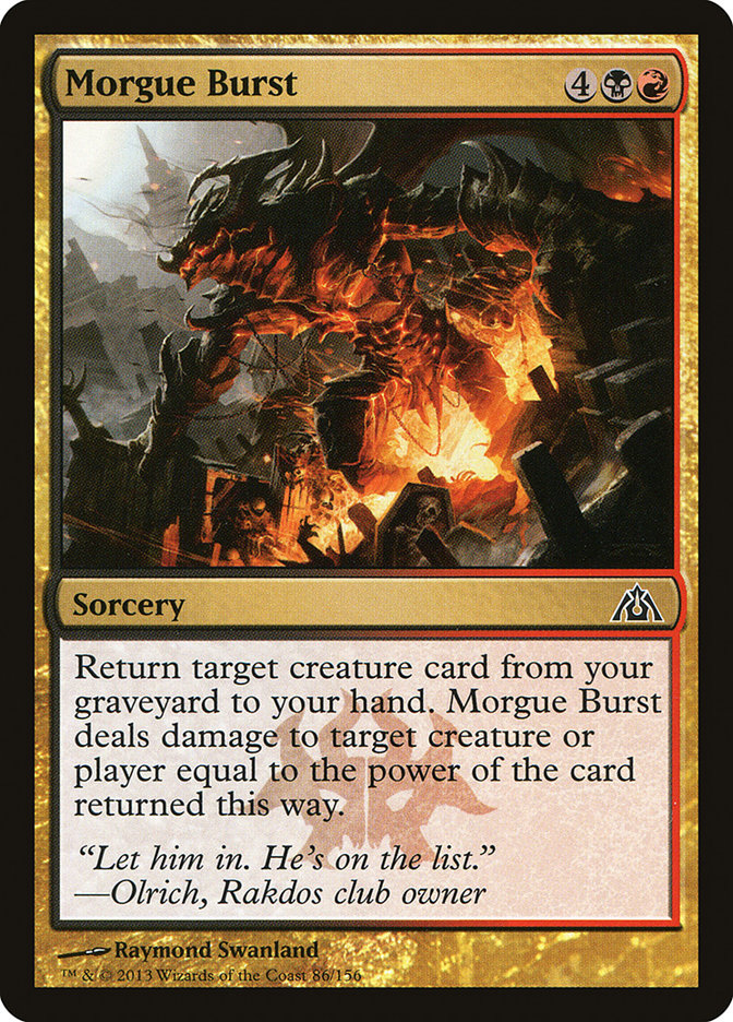 Morgue Burst [Dragon's Maze] - Devastation Store | Devastation Store