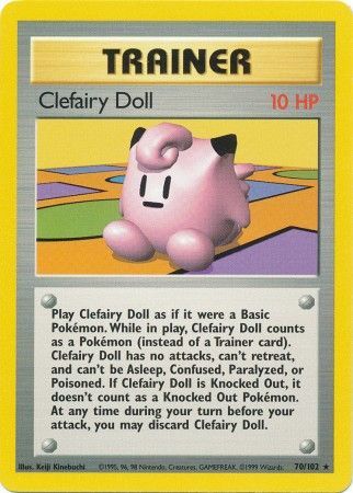 Clefairy Doll (70/102) [Base Set Unlimited] | Devastation Store