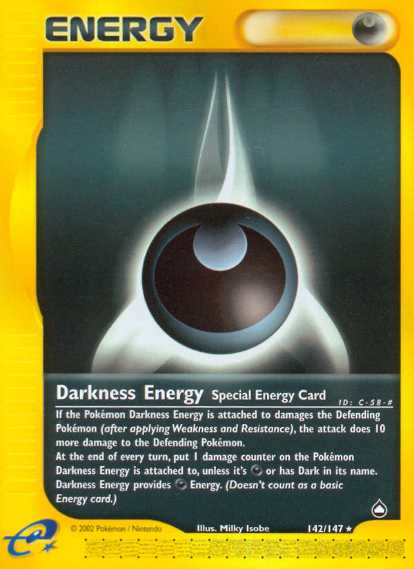 Darkness Energy (142/147) [Aquapolis] | Devastation Store