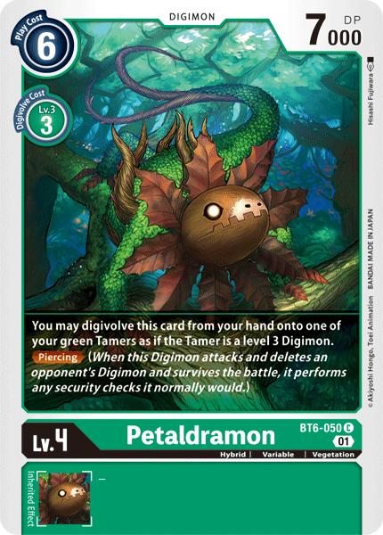 Petaldramon [BT6-050] [Double Diamond] | Devastation Store