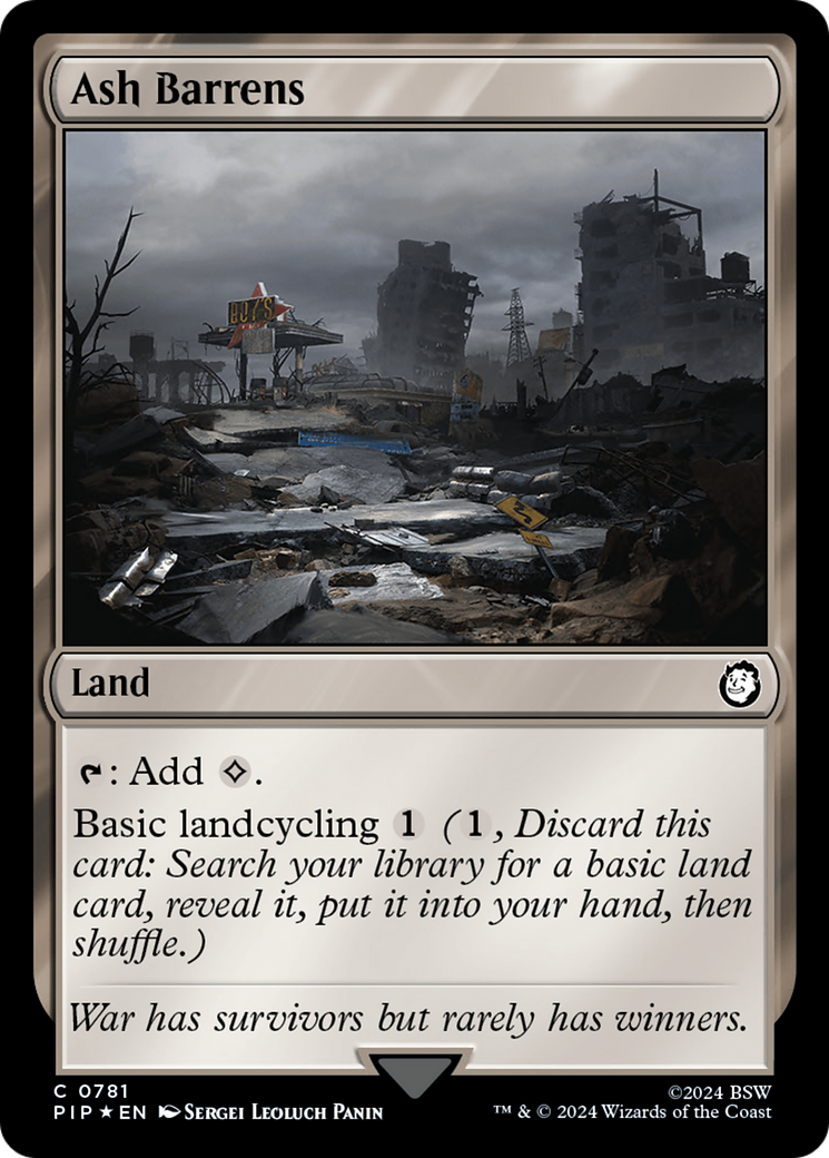 Ash Barrens (Surge Foil) [Fallout] | Devastation Store