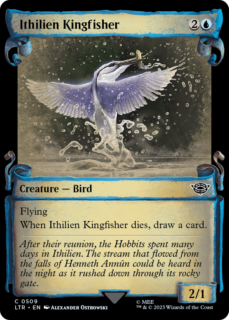 Ithilien Kingfisher [The Lord of the Rings: Tales of Middle-Earth Showcase Scrolls] | Devastation Store