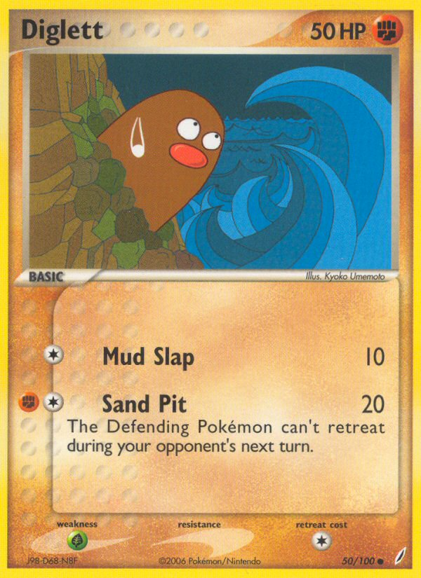 Diglett (50/100) [EX: Crystal Guardians] | Devastation Store