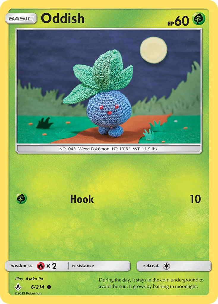 Oddish (6/214) [Sun & Moon: Unbroken Bonds] | Devastation Store