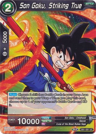 Son Goku, Striking True (DB1-081) [Dragon Brawl] | Devastation Store