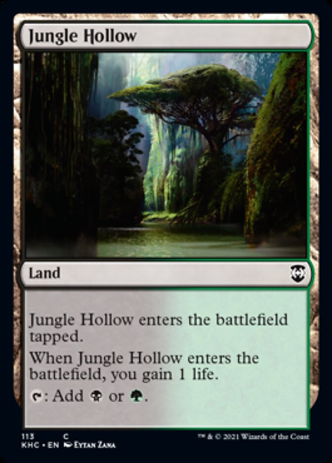 Jungle Hollow [Kaldheim Commander] | Devastation Store