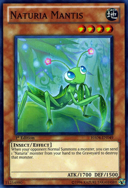 Naturia Mantis [HA04-EN049] Super Rare | Devastation Store