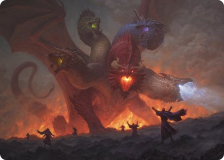 Tiamat Art Card [Dungeons & Dragons: Adventures in the Forgotten Realms Art Series] | Devastation Store