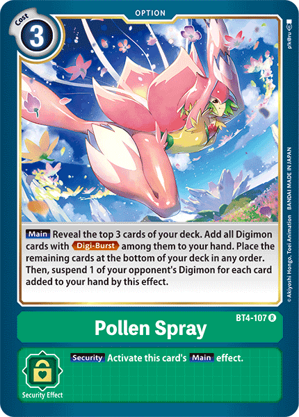 Pollen Spray [BT4-107] [Great Legend] | Devastation Store