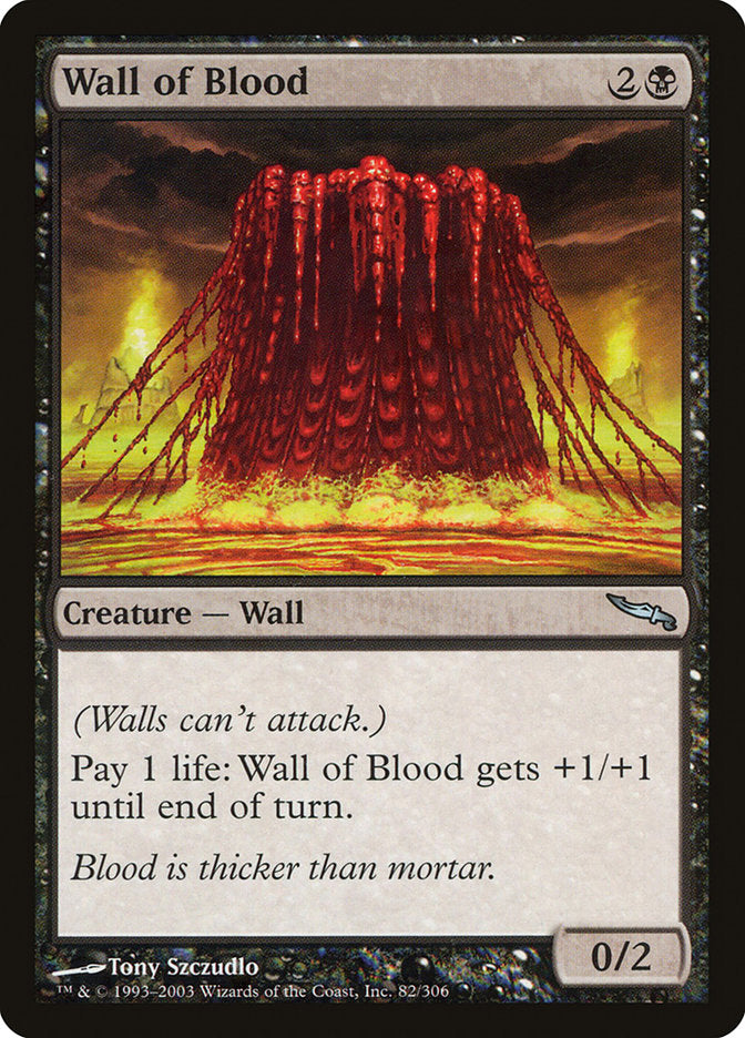 Wall of Blood [Mirrodin] - Devastation Store | Devastation Store