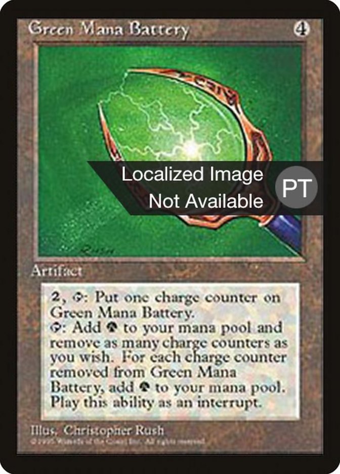 Green Mana Battery [Fourth Edition (Foreign Black Border)] | Devastation Store