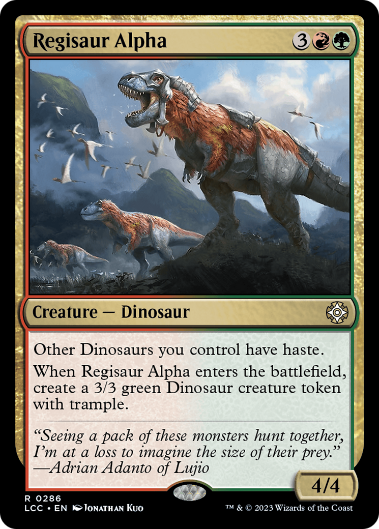 Regisaur Alpha [The Lost Caverns of Ixalan Commander] | Devastation Store