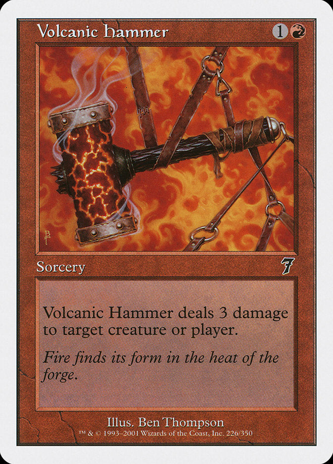 Volcanic Hammer [Seventh Edition] | Devastation Store