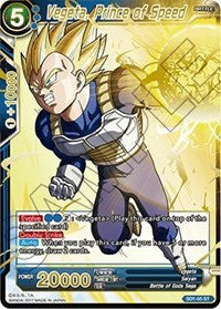 Vegeta, Prince of Speed (Foil) [SD1-05] | Devastation Store