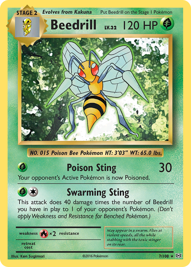 Beedrill (7/108) [XY: Evolutions] | Devastation Store