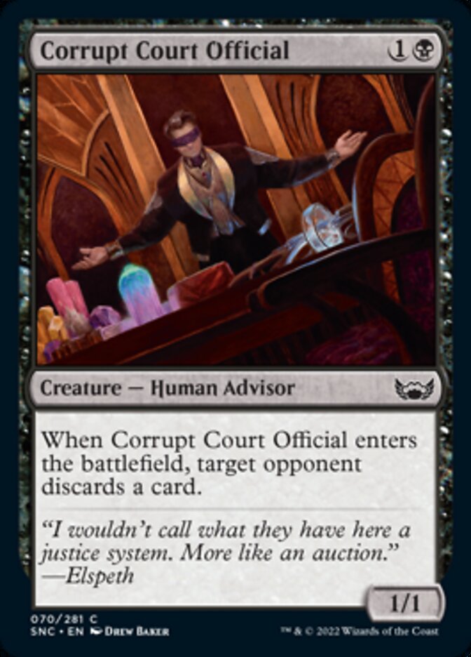 Corrupt Court Official [Streets of New Capenna] | Devastation Store