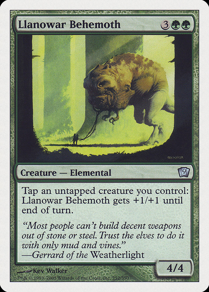 Llanowar Behemoth [Ninth Edition] | Devastation Store