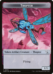 Thopter // Knight (10) Double-Sided Token [March of the Machine Tokens] | Devastation Store