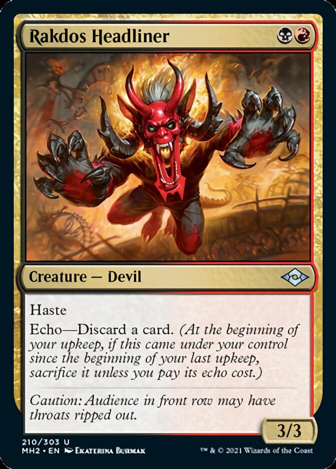 Rakdos Headliner [Modern Horizons 2] | Devastation Store