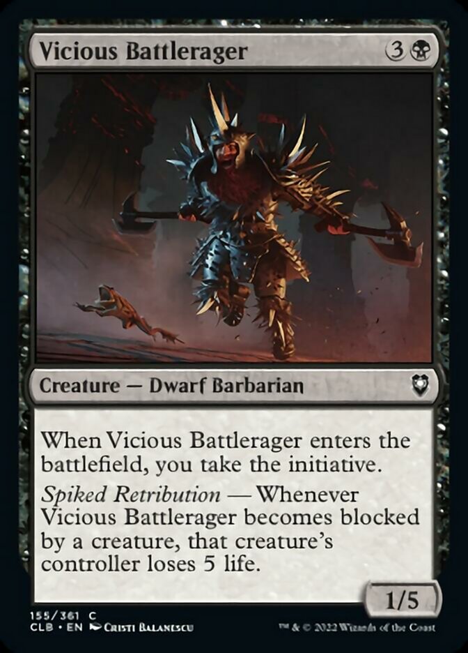 Vicious Battlerager [Commander Legends: Battle for Baldur's Gate] | Devastation Store