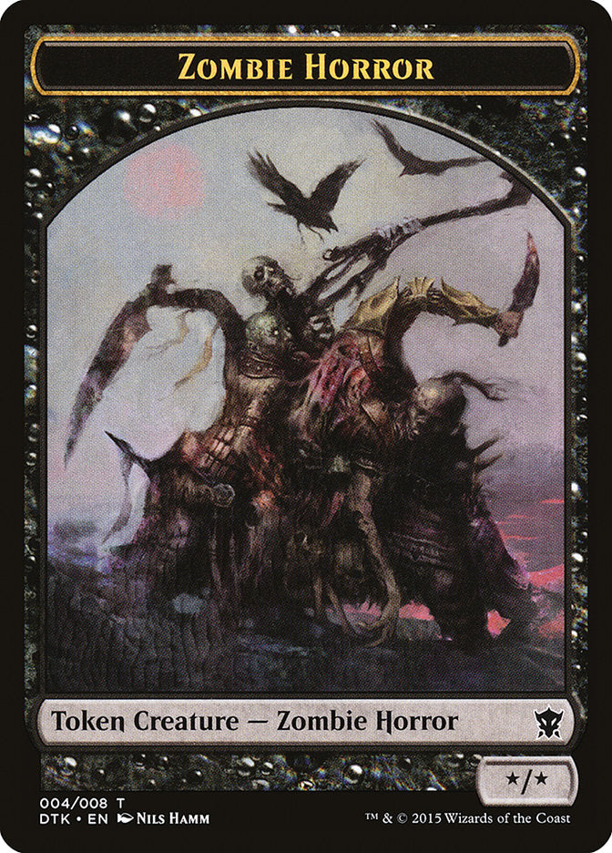 Zombie Horror [Dragons of Tarkir Tokens] - Devastation Store | Devastation Store