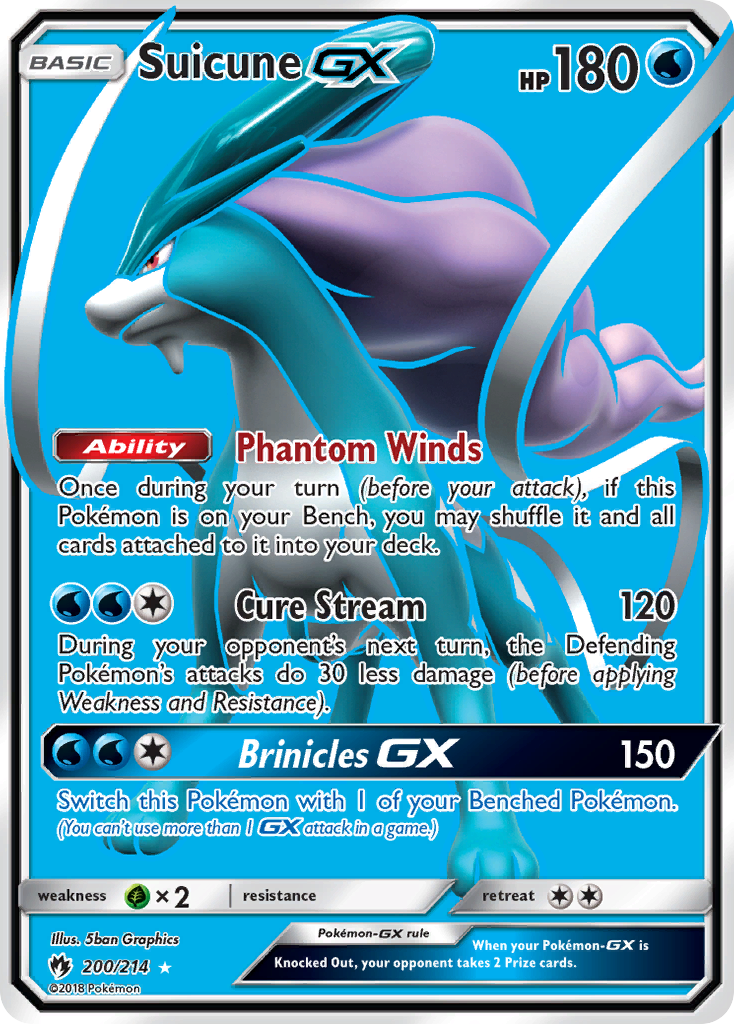 Suicune GX (200/214) [Sun & Moon: Lost Thunder] | Devastation Store