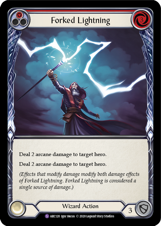 Forked Lightning [ARC120] Unlimited Edition Rainbow Foil - Devastation Store | Devastation Store