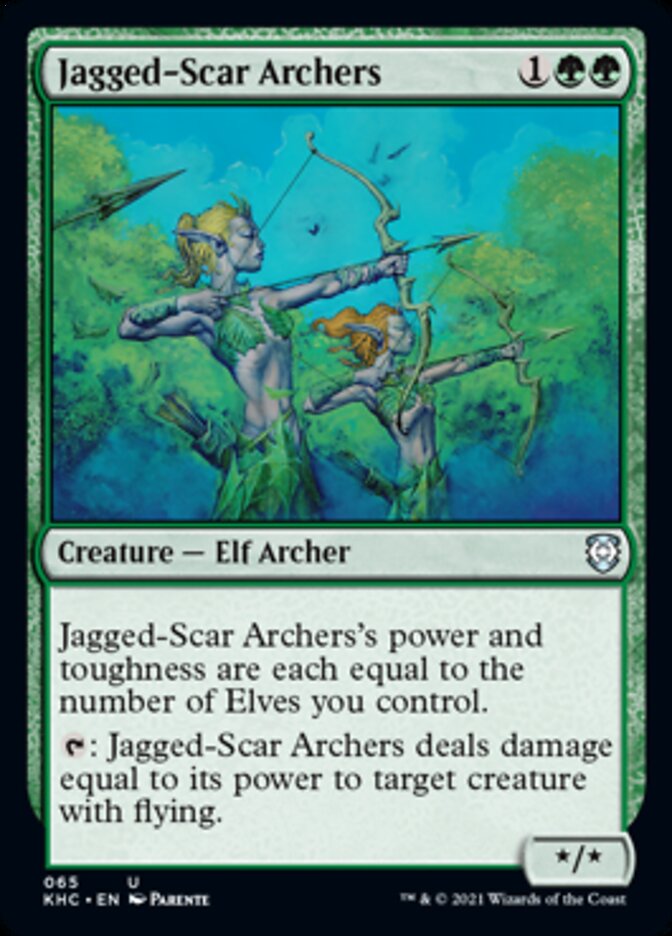 Jagged-Scar Archers [Kaldheim Commander] | Devastation Store