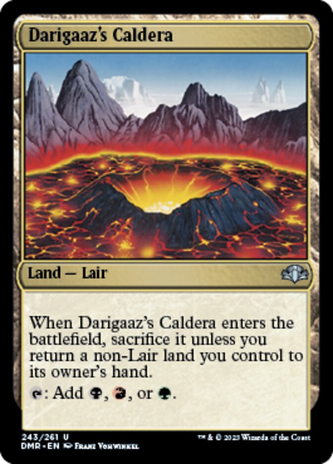 Darigaaz's Caldera [Dominaria Remastered] | Devastation Store