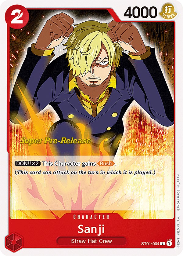 Sanji [Super Pre-Release Starter Deck: Straw Hat Crew] | Devastation Store