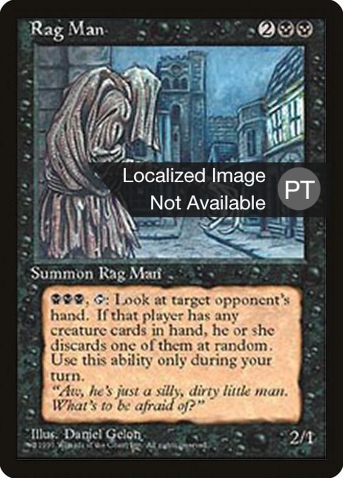 Rag Man [Fourth Edition (Foreign Black Border)] | Devastation Store